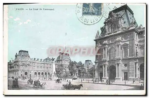 Cartes postales Paris la Cour du Carrousel