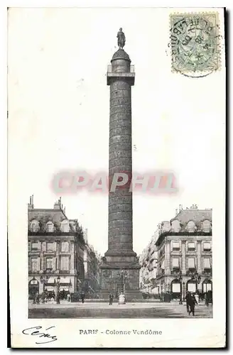 Cartes postales Paris Colonne Vendome