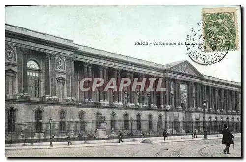 Ansichtskarte AK Paris Colonnade du Louvre