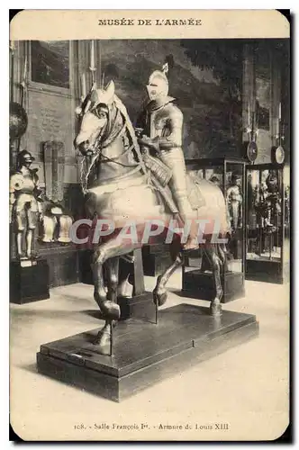 Ansichtskarte AK Musee de l'Armee Salle Francois Ier Armure de Louis XIII