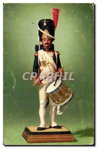 Cartes postales Ier Empire Grenadier a pied de la Garde imperiale Tambour