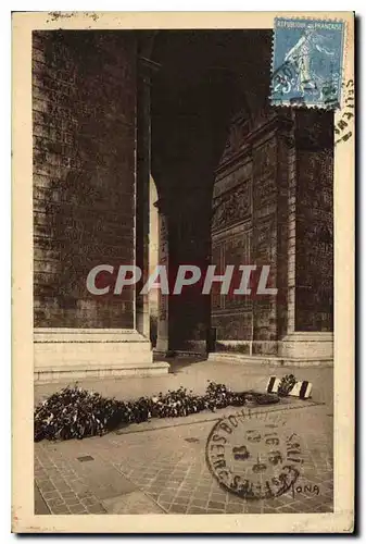 Ansichtskarte AK Paris La Tombe du Soldat Inconnu Sous l'Arc de Triomphe