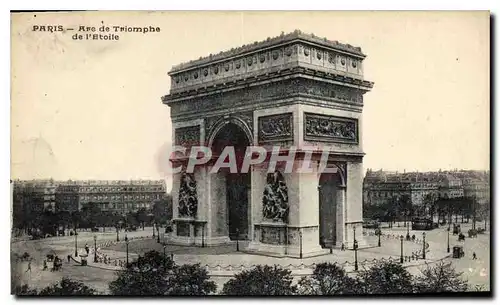 Cartes postales Paris Arc de Triomphe de l'Etoile