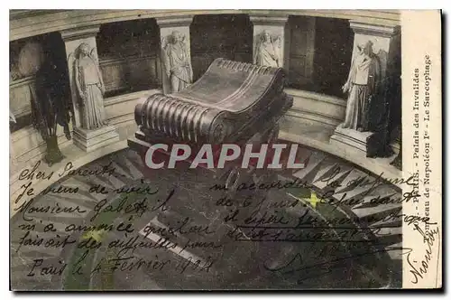 Cartes postales Paris Palais des Invalides Tombeau de Napoleon I Le Sarcophage