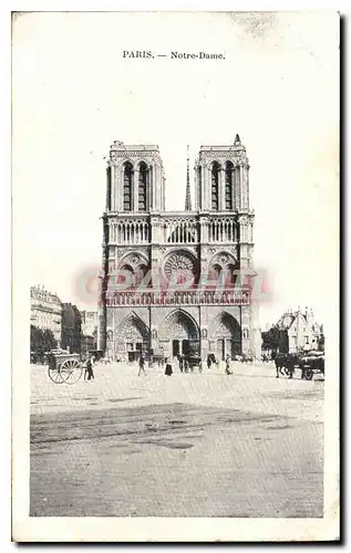 Cartes postales Paris Notre Dame