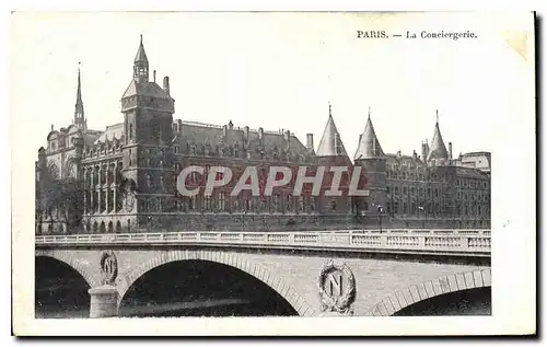 Cartes postales Paris la Conciergerie