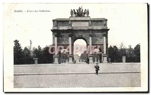 Cartes postales Paris L'Arc des Tuileries