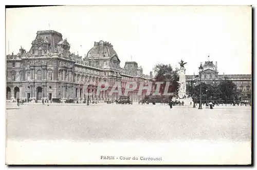 Ansichtskarte AK Paris Cour du Carrousel