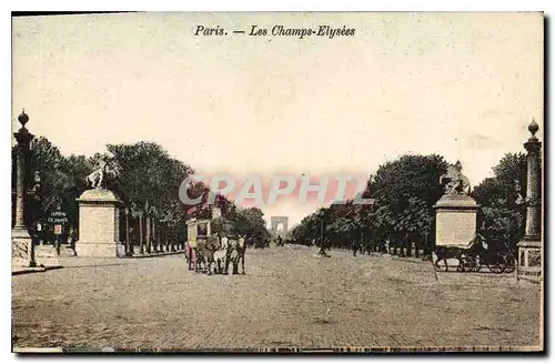 Cartes postales Paris les Champs Elysees