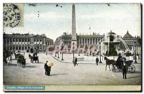 Cartes postales Paris Place de la Concorde