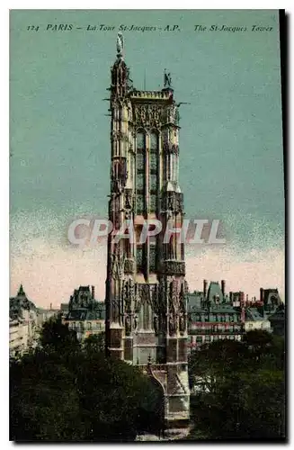 Cartes postales Paris La Tour St Jacques