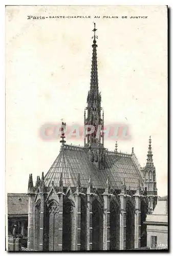 Cartes postales Paris Sainte Chapelle au Palais de Justice