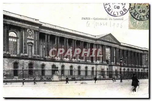 Cartes postales Paris Colonnade du Louvre