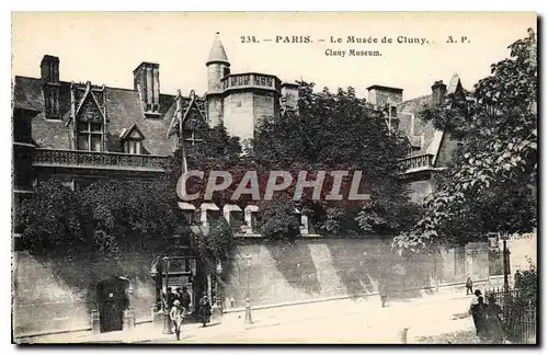 Cartes postales Paris Le Musee de Cluny