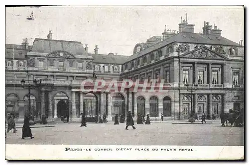 Ansichtskarte AK Paris le Conseil d'Etat Place du Palais Royal