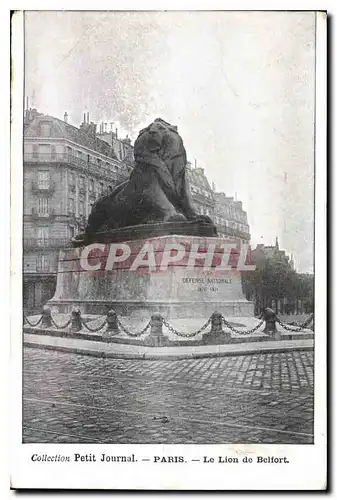 Ansichtskarte AK Collection Petit Journal Paris Le Lion de Belfort