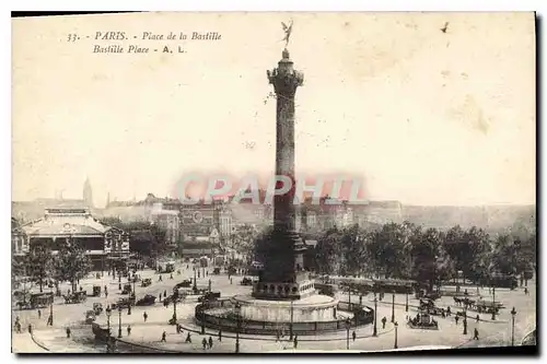 Cartes postales Paris Place de la Bastille