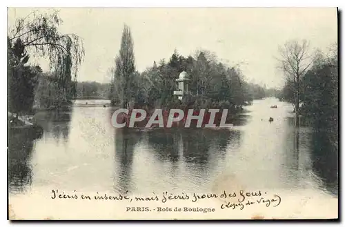 Cartes postales Paris Bois de Boulogne