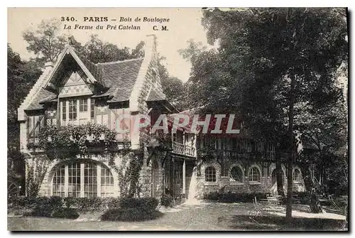Cartes postales Paris Bois de Boulogne La Ferme du Pre Catelan
