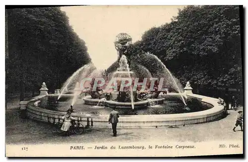 Ansichtskarte AK Paris Jardin du Luxembourg la Fontaine Carpeaux