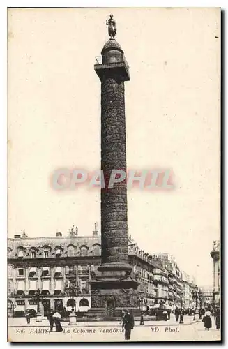 Cartes postales Paris La Colonne Vendome