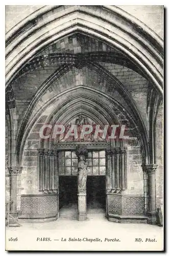 Cartes postales Paris La Sainte Chapelle Porche