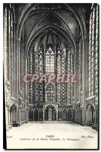 Ansichtskarte AK Paris Interieur de la Sainte Chapelle le Reliquaire