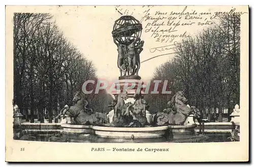 Ansichtskarte AK Paris Fontaine de Carpeaux