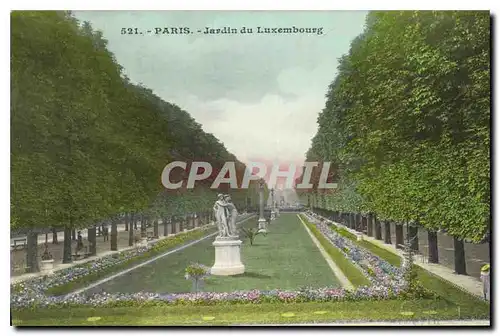 Cartes postales Paris Jardin du Luxembourg