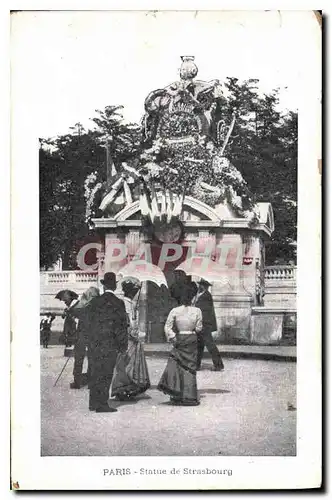 Ansichtskarte AK Paris Statue de Strasbourg