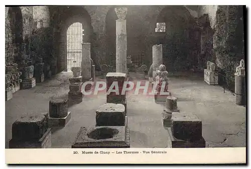 Cartes postales Musee de Cluny les Thermes Vue generale