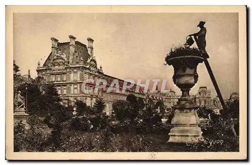 Ansichtskarte AK Paris Pittoresque Le Pavillon de Marsan au Jardin des Tuileries