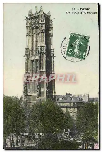 Cartes postales Paris La Tour St Jacques