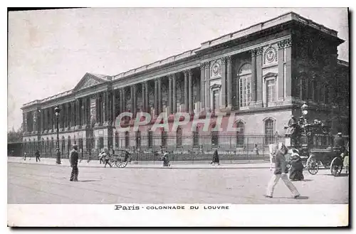 Ansichtskarte AK Paris Colonnade du Louvre