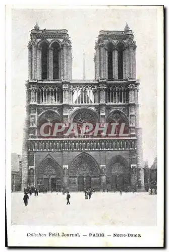 Cartes postales Collection Petit Journal Paris Notre Dame