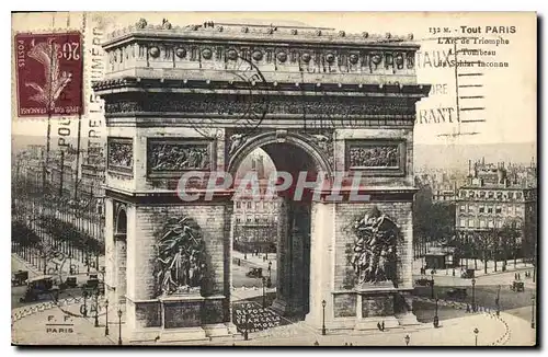 Ansichtskarte AK Tout Paris L'Arc de Triomphe Le Tombeau du soldat inconnu