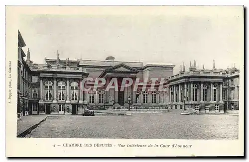 Ansichtskarte AK Chambre des Deputes Vue interieure de la Cour d'honneur