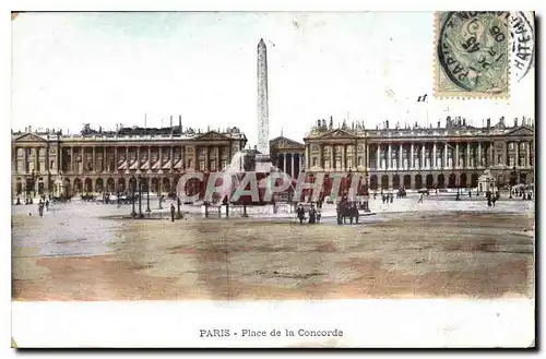 Cartes postales Paris Place de la Concorde