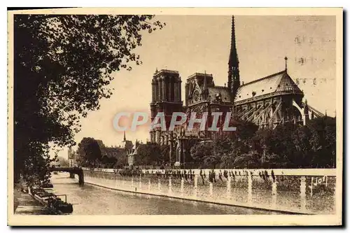 Ansichtskarte AK Paris en flanant Notre Dame et le Square de l'Archeveche