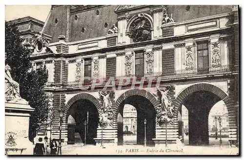 Cartes postales Paris Entree du Carrousel