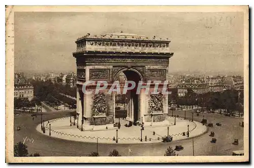 Cartes postales Paris en Flanant L'Arc de Triomphe et la Place de l'Etoile