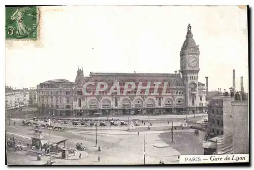 Cartes postales Paris Gare de Lyon