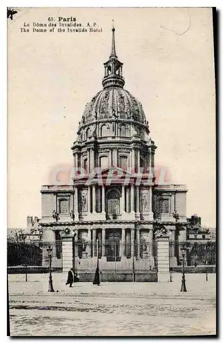 Ansichtskarte AK Paris Le Dome des Invalides