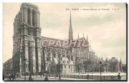 Ansichtskarte AK Paris Notre Dame et l'Abside