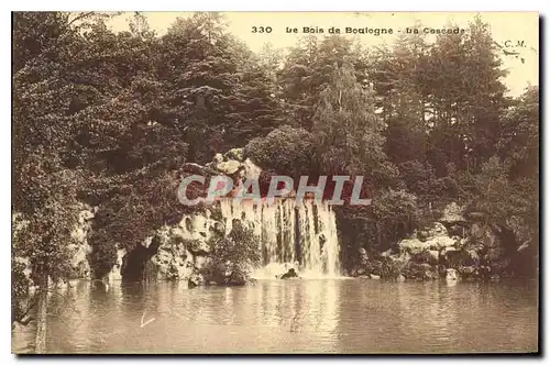 Ansichtskarte AK Le Bois de Boulogne La Cascade