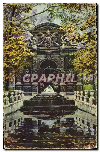 Cartes postales Paris en Flanant Fontaine Merticis Jardin du Luxembourg