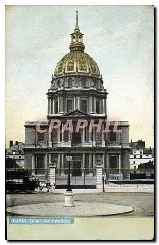 Cartes postales Paris Dome des Invalides