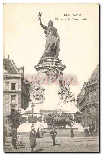 Cartes postales Paris Place de la Republique