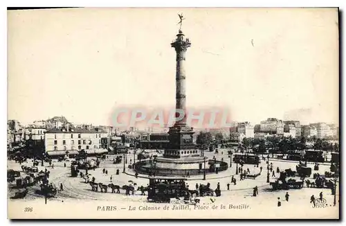 Ansichtskarte AK Paris La Colonne du Julliet Place de la Bastille