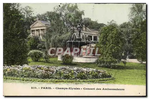 Cartes postales Paris Champs Elysees Concert des Ambasadeurs